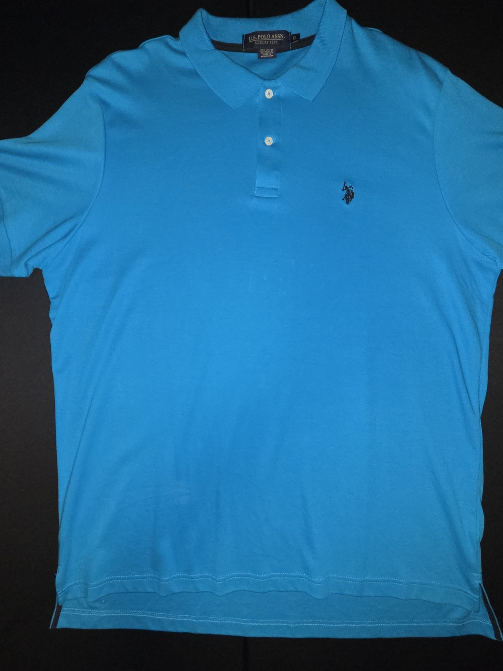 U.S. Polo Assn. Bright Turquoise Short-Sleeve Polo Size Xl